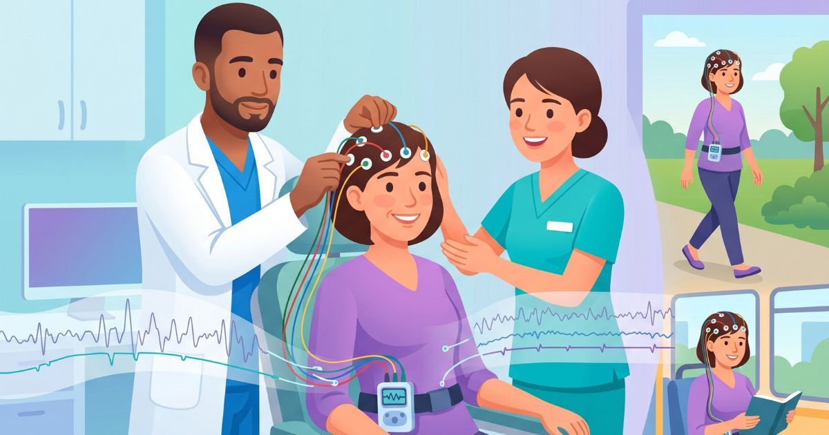 How the test works (Ambulatory EEG)